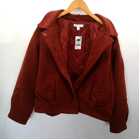 NWT | And Now This - Macys| Bomber Jacket Full Zip| Plus Size 1 X - Picture 8 of 11